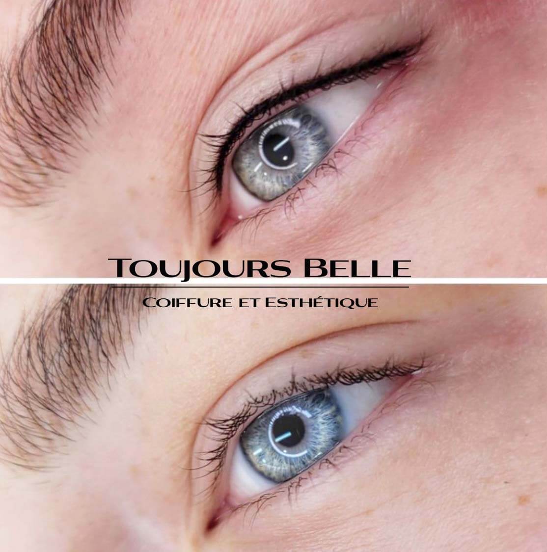 Before and after salon-ToujoursBelle-Permanent Eyeliner